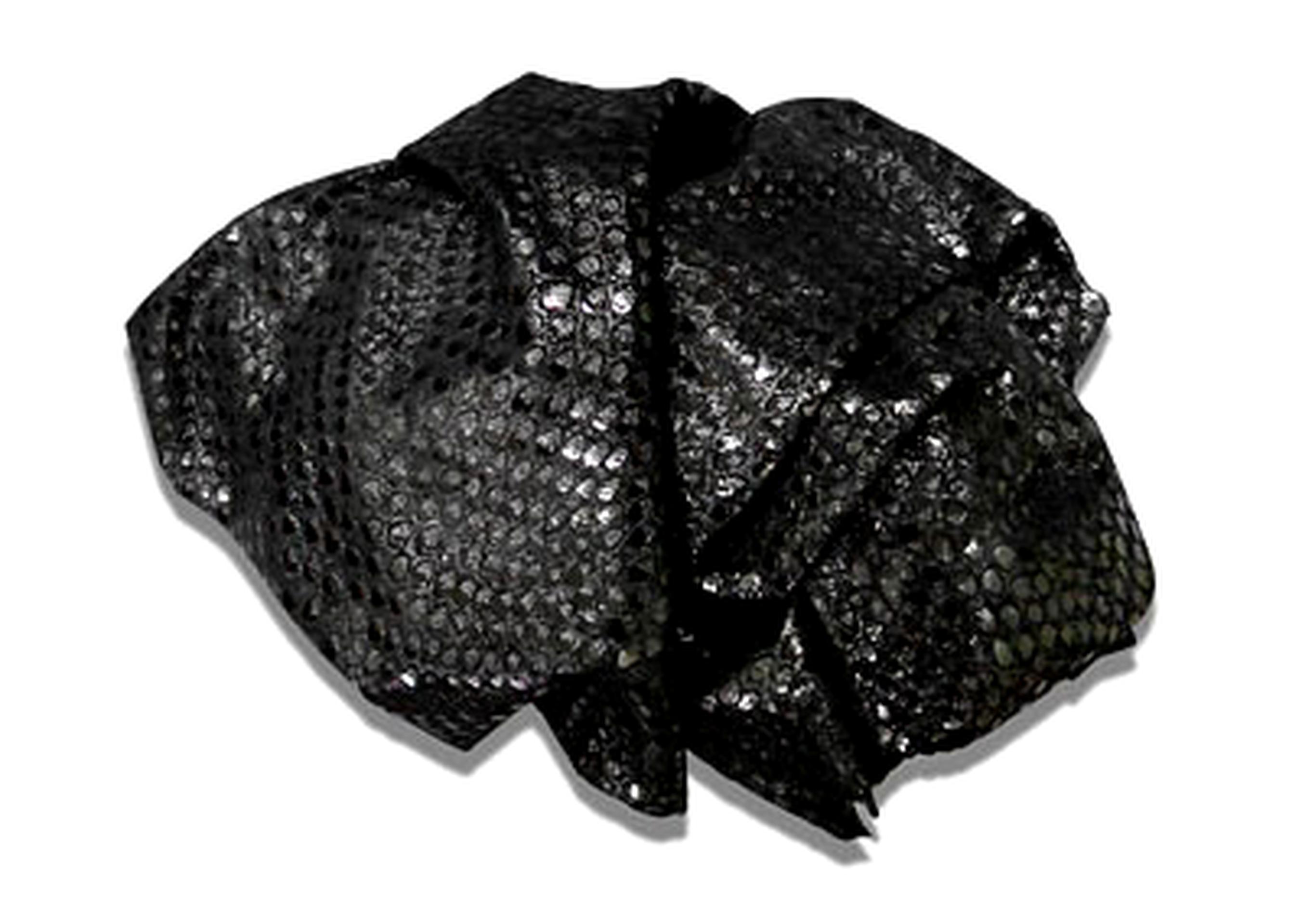Декоративная кожа Агат черный фотография.
